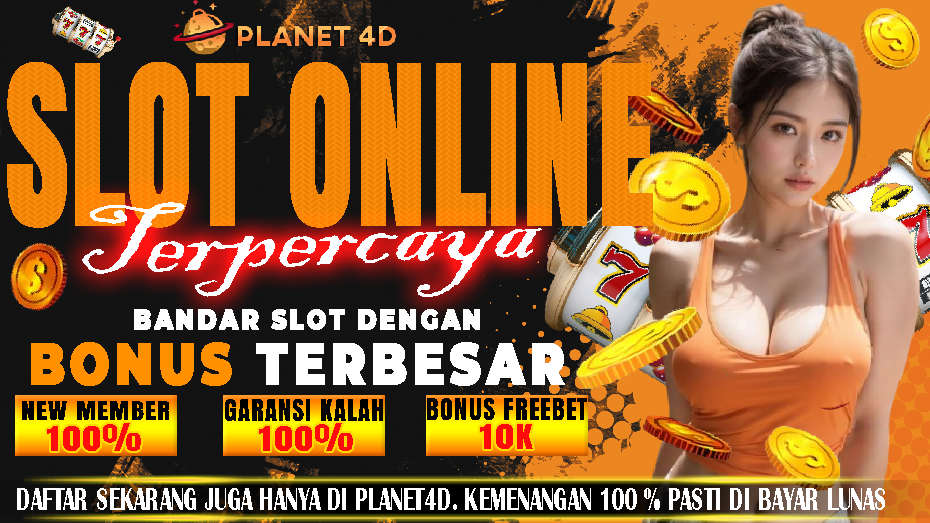 PLANET4D | Login Situs Bandar Slot Online Terpercaya Gacor Anti Gagal